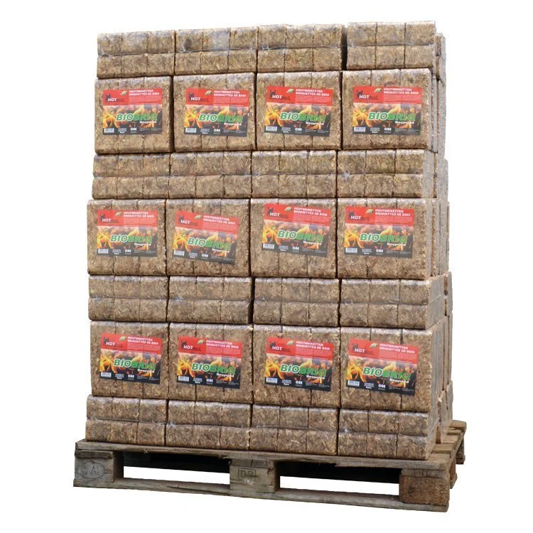 Palé de briquetas de madera BioBriq MegaRuf de 972 kg